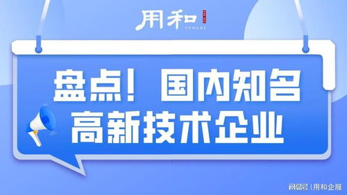 國內(nèi)知名高新技術(shù)企業(yè)大盤點與技術(shù)交流